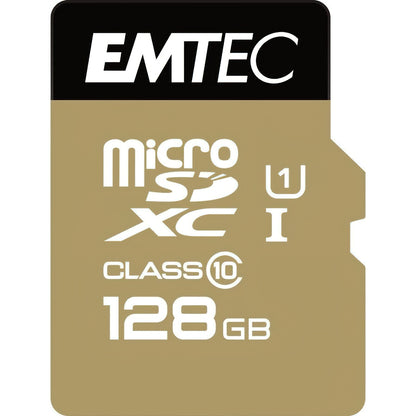 Emtec Speedin Pro Android A1 microSDXC -muistikortti, 128 Gt, Luokka 10 / UHS-1 U3, sovittimella ECMSDM128GXE
