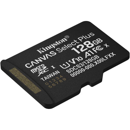 Kingston Canvas Select Plus Android A1 microSDXC-muistikortti, 128 Gt, Luokka 10 / UHS-1 U1 SDCS3/128GBSP