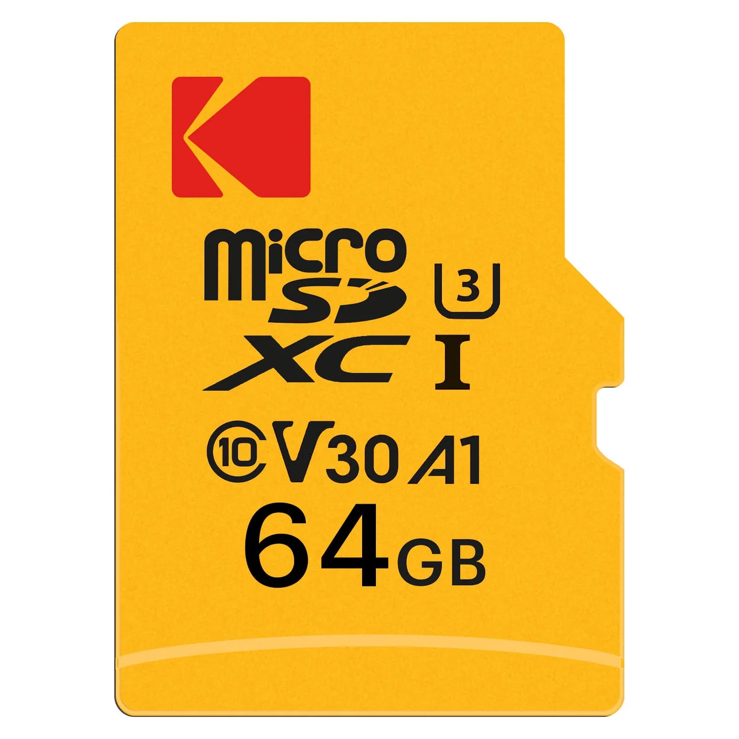 Kodak Ultra Performance microSDXC Memory Card, 64Gb, Class 10 / UHS-1 U3, With Adapter EKMSDM64GXC10HPRK