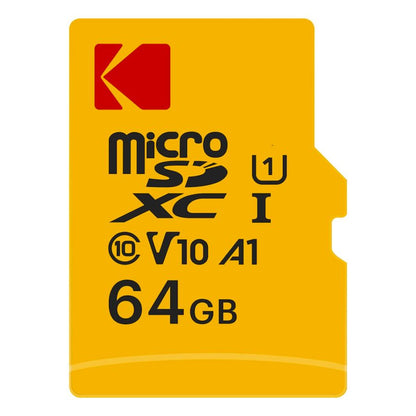 Kodak microSDXC-muistikortti, 64 Gt, Luokka 10 / UHS-1 U1, sovittimella EKMSDM64GXC10K