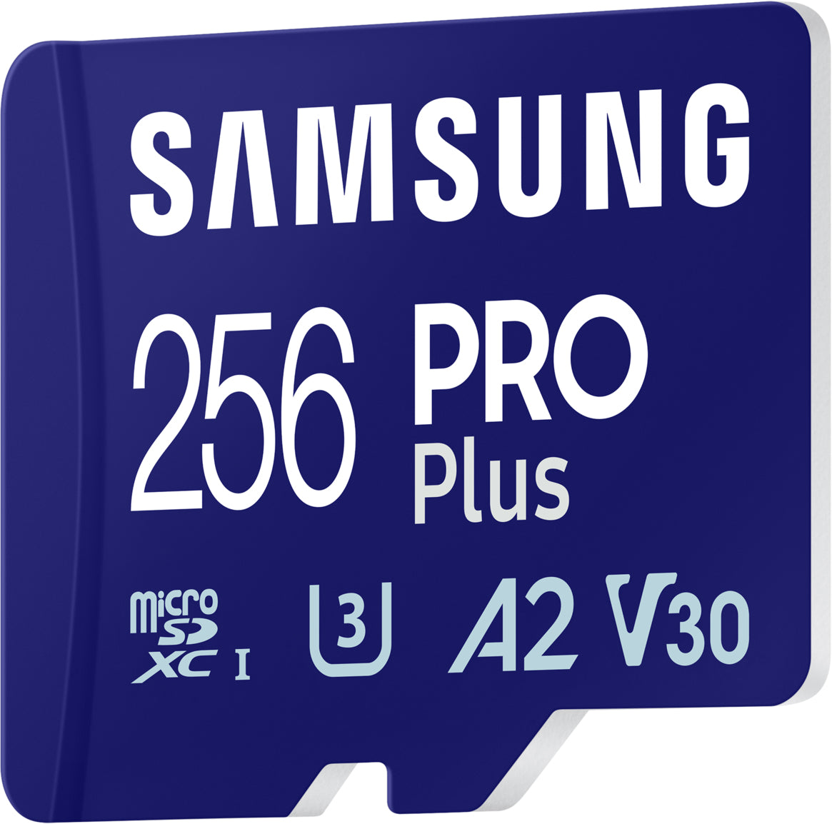 Samsung PRO Plus microSDXC-muistikortti, 256 Gt, Luokka 10 / UHS-1 U3, sovittimella MB-MD256SA/EU