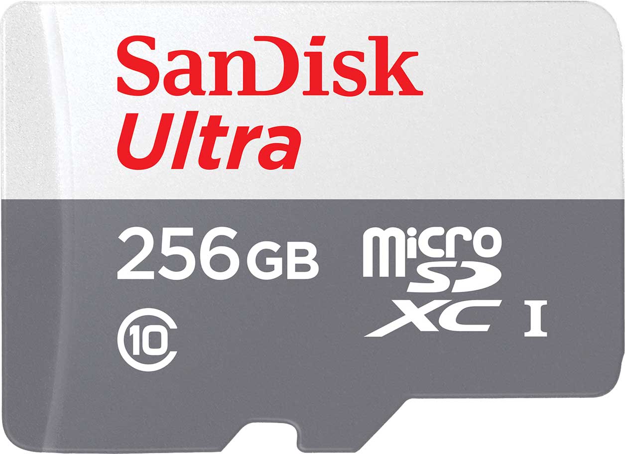SanDisk Ultra microSDXC Memory Card, 256Gb, Class 10 SDSQUNR-256G-GN3MN