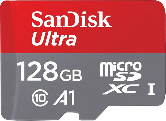 SanDisk Ultra Android A1 microSDXC-muistikortti, 128 Gt, Luokka 10 / UHS-1 U1 SDSQUAB-128G-GN6MN