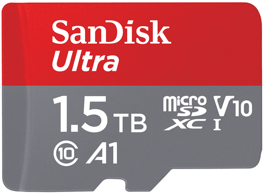 Muistikortti microSDXC SanDisk Ultra Android A1, 1.5TB, Luokka 10 / UHS-1 U1 SDSQUAC-1T50-GN6MN