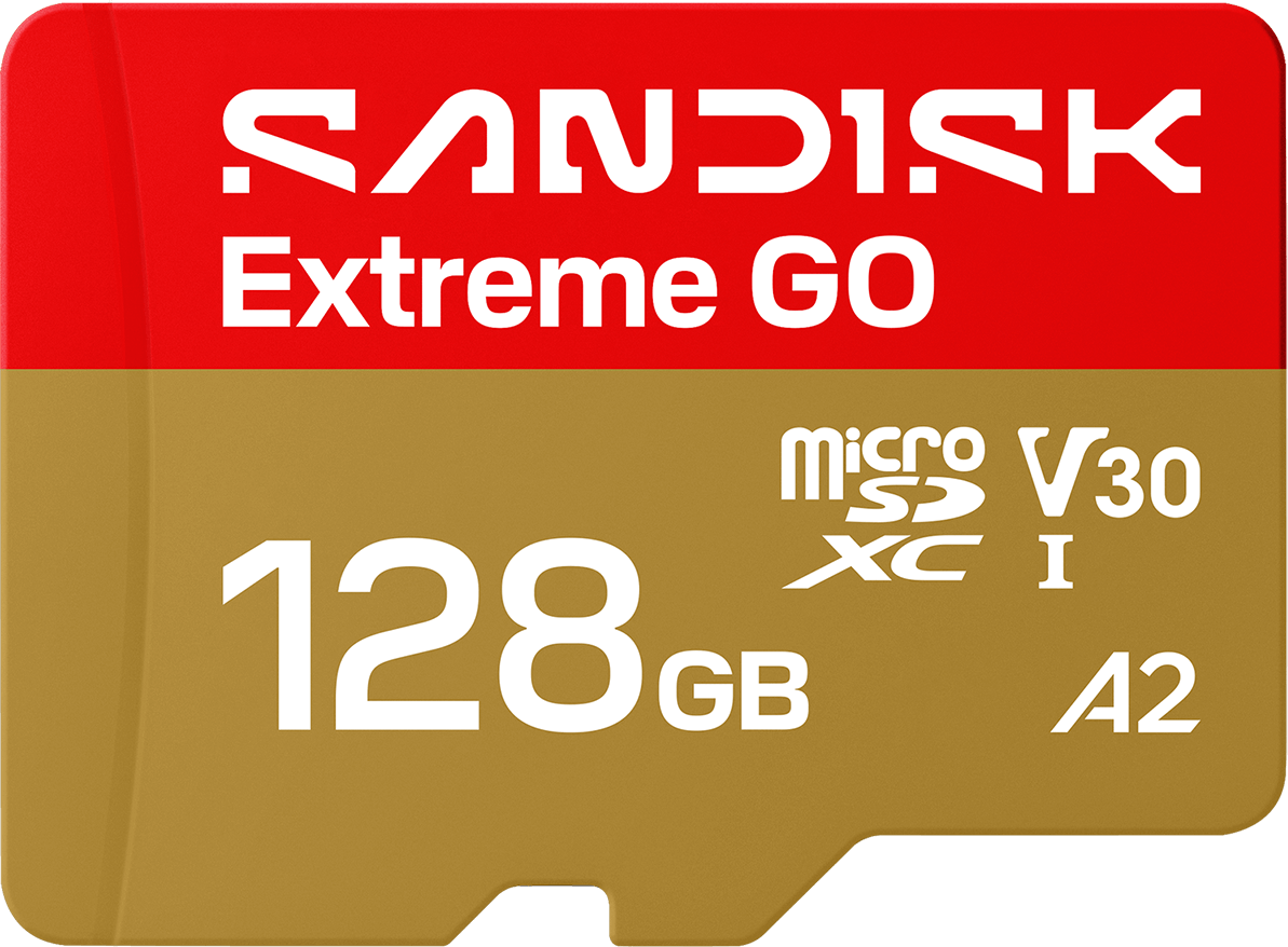 microSDXC-muistikortti SanDisk Extreme GO Android A2, 128Gt, Luokka 10 / UHS-1 U1 SDSQXGN-128G-GN6MN
