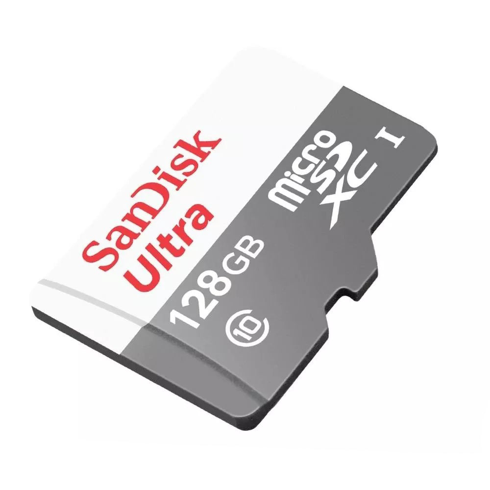 SanDisk Ultra microSDXC Memory Card, 128Gb, Class 10 SDSQUNR-128G-GN6MN