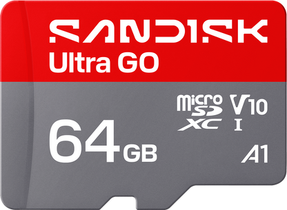 microSDXC-muistikortti SanDisk Ultra GO Android A1, 64Gt, Luokka 10 / UHS-1 U1 SDSQUGN-064G-GN6MN