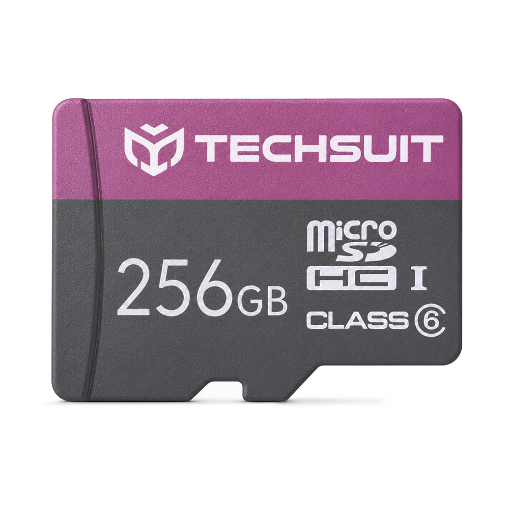 Techsuit THCM27 microSDXC-muistikortti, 256Gt, Luokka 6, Sovittimella