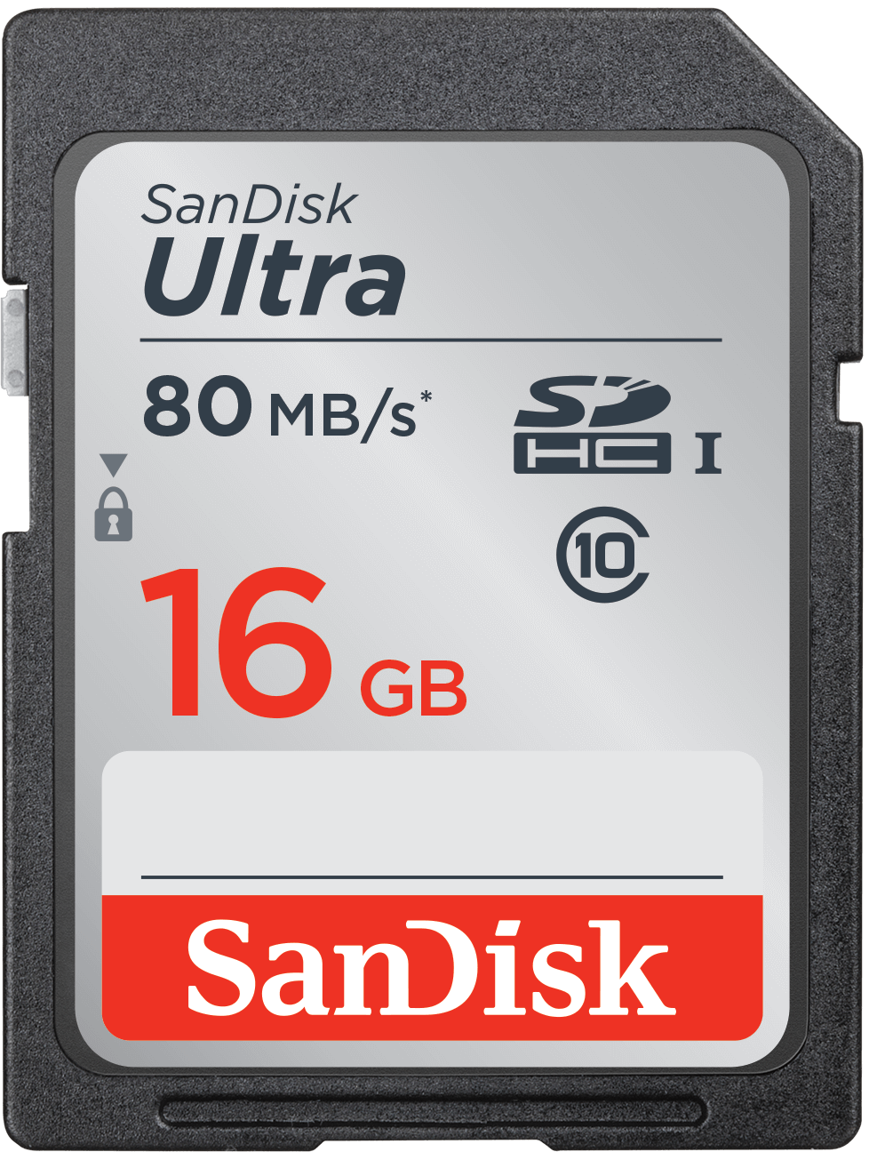 SDHC-muistikortti SanDisk Ultra, 16Gt, Luokka 10 SDSDUNC-016G-GN6IN