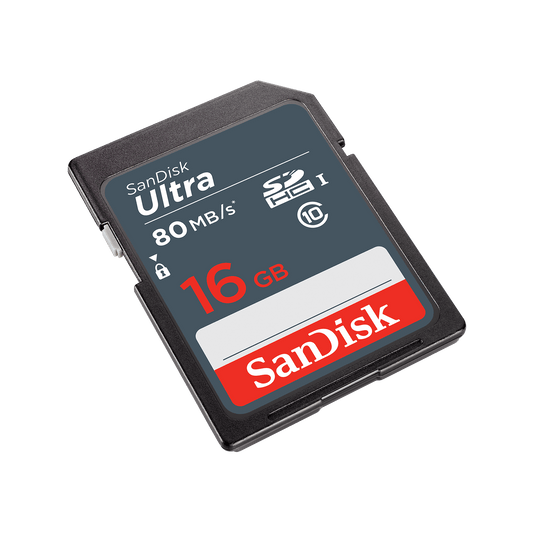 SDHC-muistikortti SanDisk Ultra, 16 Gt, Luokka 10 SDSDUNS-016G-GN3IN