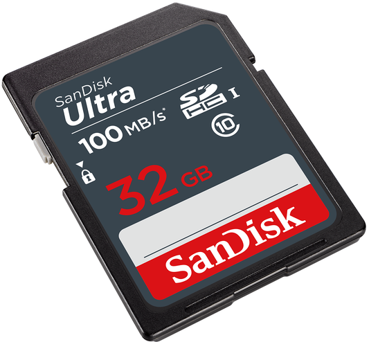 SanDisk Ultra SDHC -muistikortti, 32 Gt, Luokka 10 SDSDUNR-032G-GN3IN