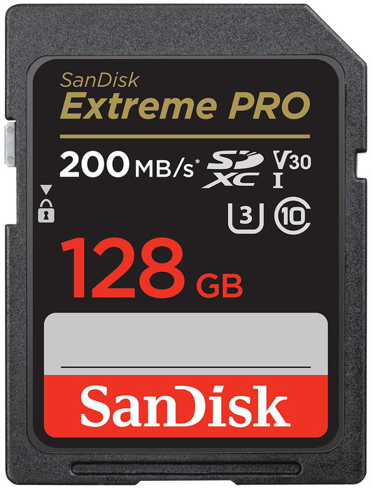 SDXC-muistikortti SanDisk Extreme Pro, 128Gt, Luokka 10 / UHS-1 U3 SDSDXXD-128G-GN4IN