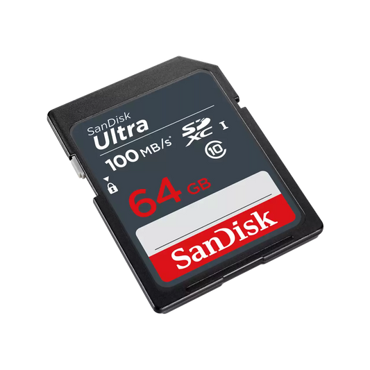SanDisk Ultra SDXC -muistikortti, 64 Gt, Luokka 10 SDSDUNR-064G-GN3IN