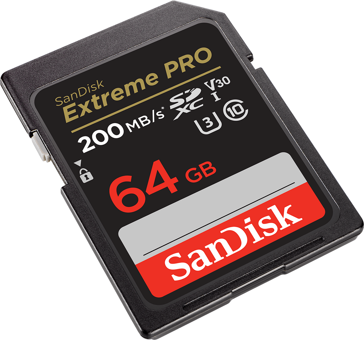 SanDisk Extreme Pro SDXC Memory Card, 64Gb, Class 10 / UHS-1 U3 SDSDXXU-064G-GN4IN