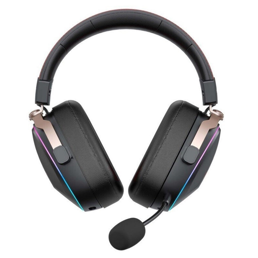 Langattomat pelikuulokkeet HAVIT H2039BG, RGB, BT / Wi-Fi / Johdollinen, Musta Okra