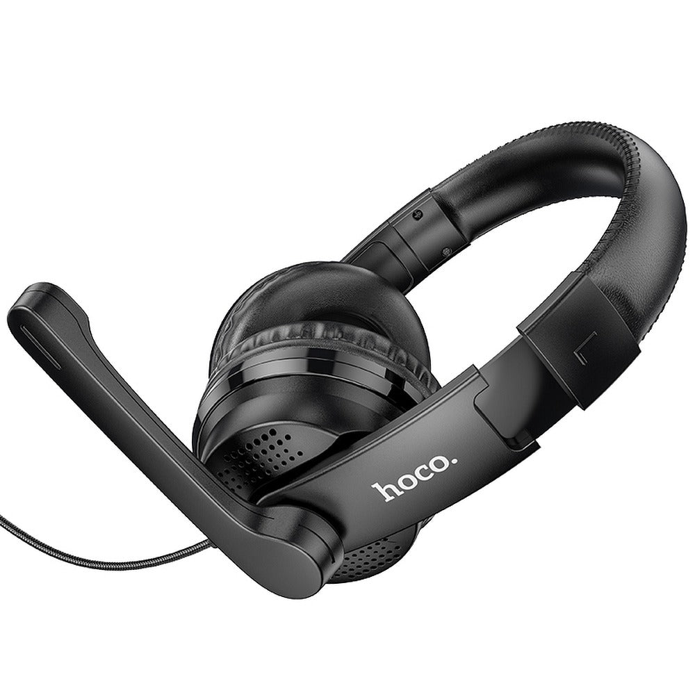 3,5 mm HOCO W103 pelikuulokkeet, mustat