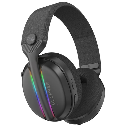 Langattomat pelikuulokkeet Proove Glimmer, RGB, BT / Wi-Fi / Wired, Mustat WHGL00022001