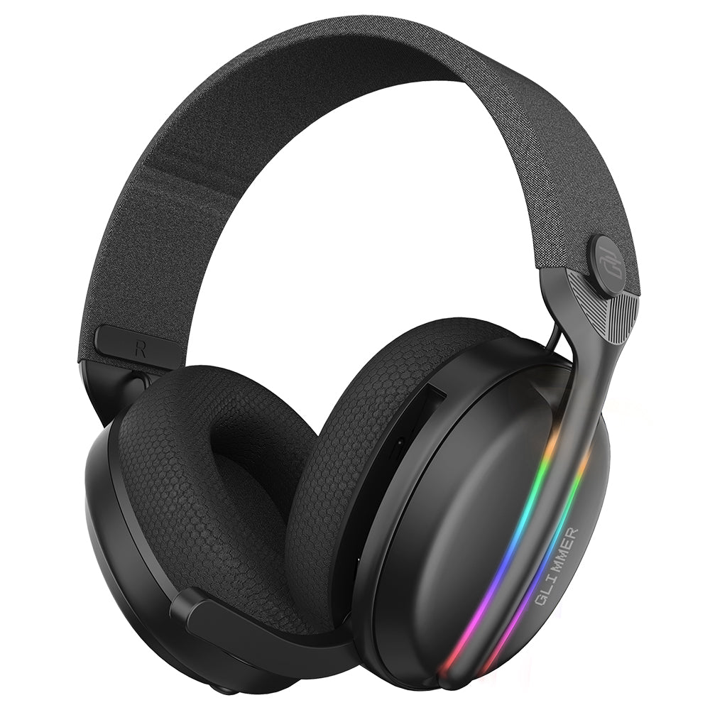 Langattomat pelikuulokkeet Proove Glimmer, RGB, BT / Wi-Fi / Wired, Mustat WHGL00022001