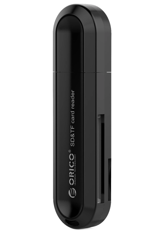 USB 3.0 Kortinlukija Orico CRS21, SD - microSD, Musta