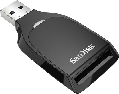 SanDisk USB 3.0 -kortinlukija, SD, Musta SDDR-C531-GNANN
