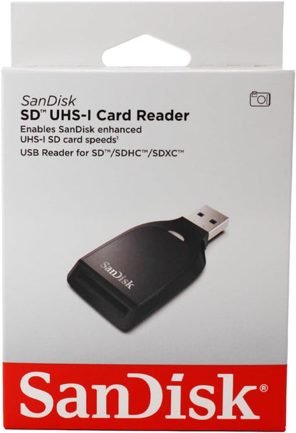 SanDisk USB 3.0 -kortinlukija, SD, Musta SDDR-C531-GNANN