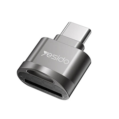 USB-C Yesido GS19 Card Reader, microSD, Gray