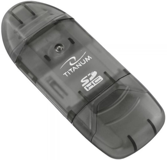 USB-kortinlukija Esperanza Titanum TA101K, SD, Musta