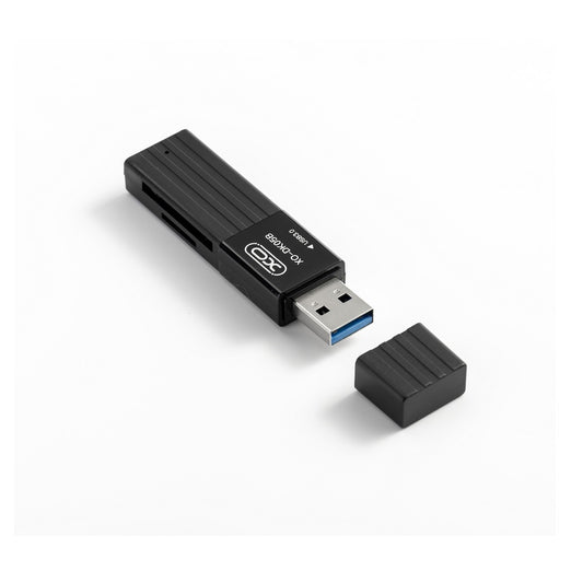USB 3.0 -kortinlukija XO Design DK05B, SD - microSD, Musta