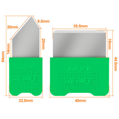 Relife TD1 metalliklipsi, 2in1