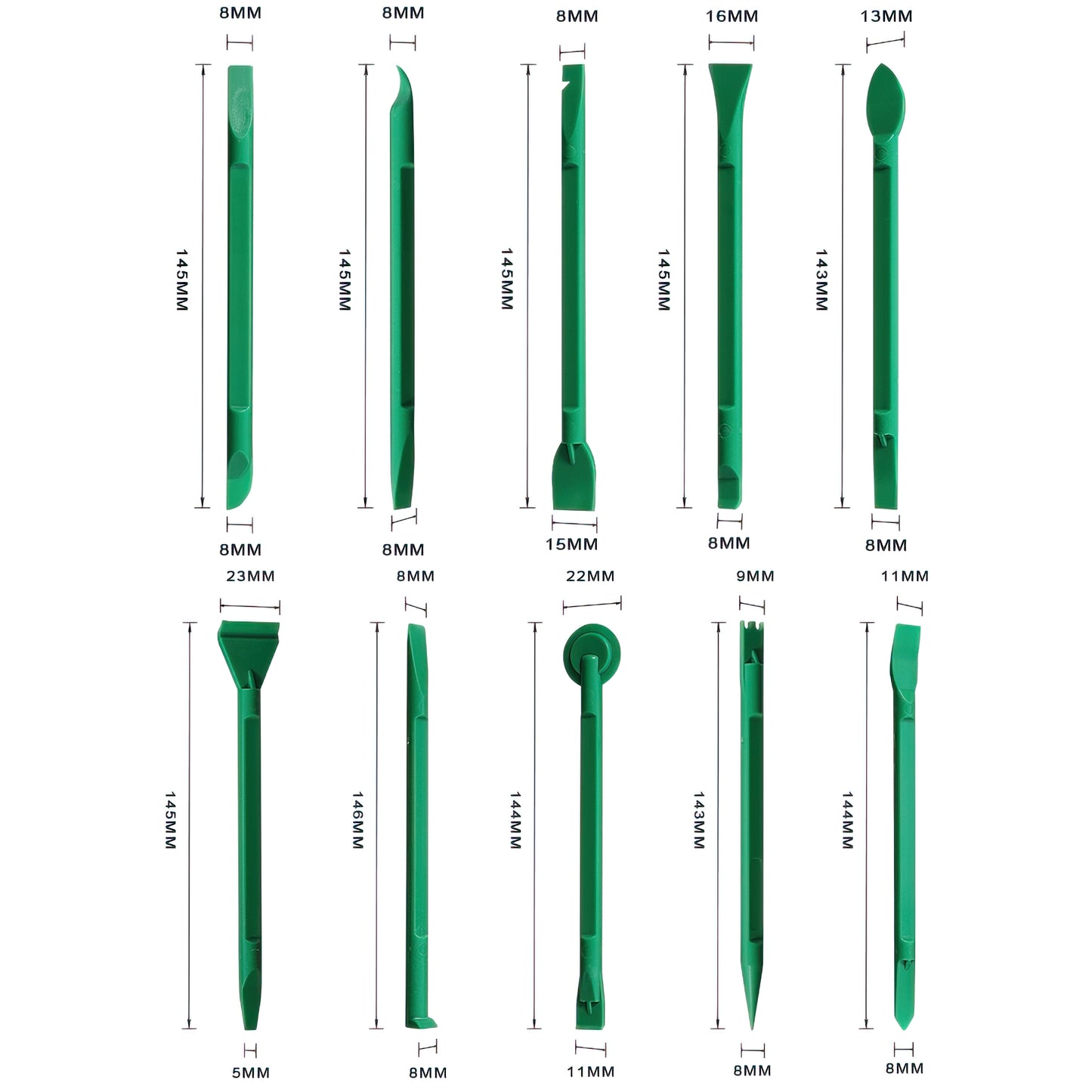 Muoviset klipsit Best BST-041, 10in1