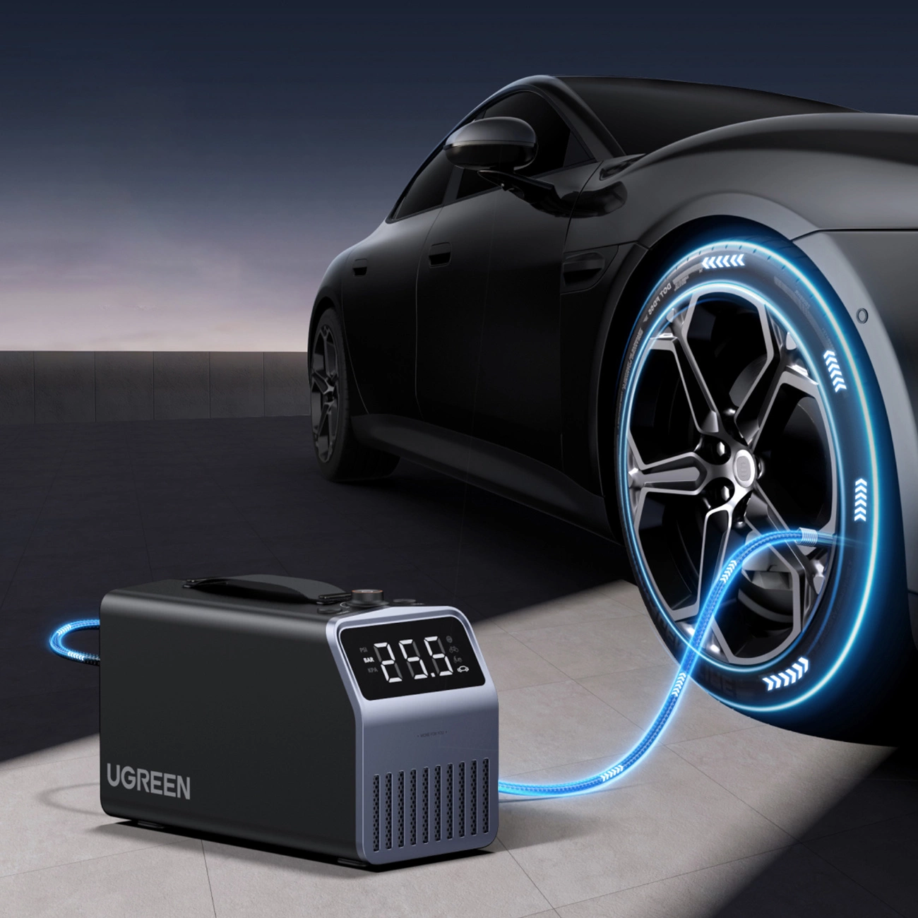 UGREEN Autokompressori Digitaalinäytöllä