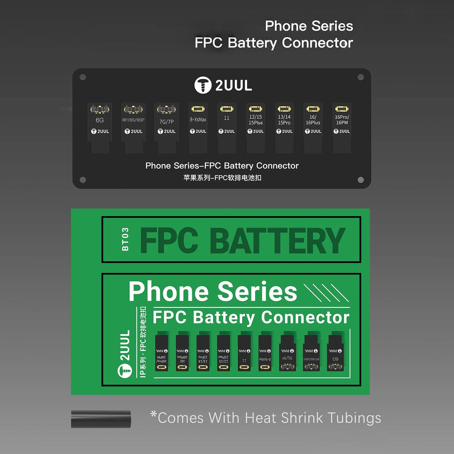 FPC-liitin 2UUL BT03 Apple iPhone 6 - 16 Pro Max -sarjan akulle