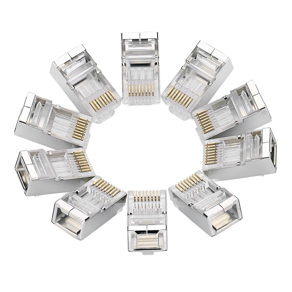 UGREEN NW111 -verkkoliitin, RJ45, Cat6, 10 kappaleen setti