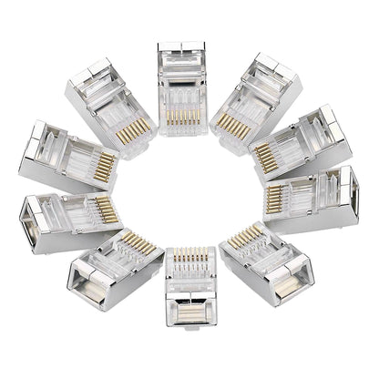 UGREEN NW111 -verkkoliitin, RJ45, Cat6, 10 kappaleen setti