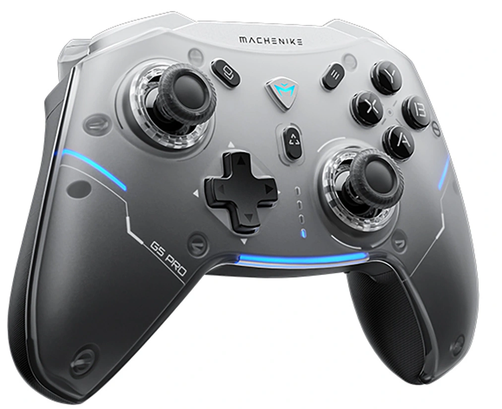 Machenike G5Pro Max -ohjain, latausasemalla, harmaa