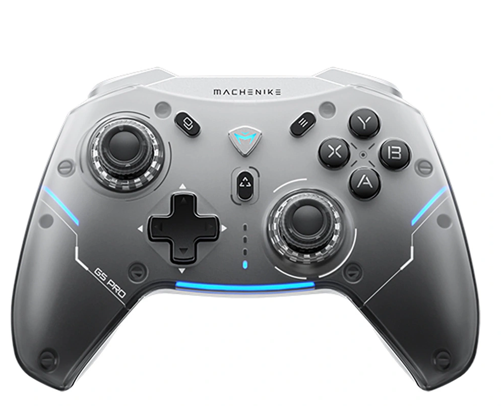 Machenike G5Pro Max -ohjain, latausasemalla, harmaa