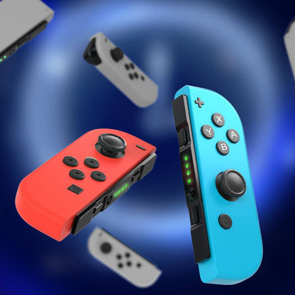 Techsuit THSWC -ohjain Nintendo Switchille / Switch OLED:lle / Switch Litelle, Punainen Sininen