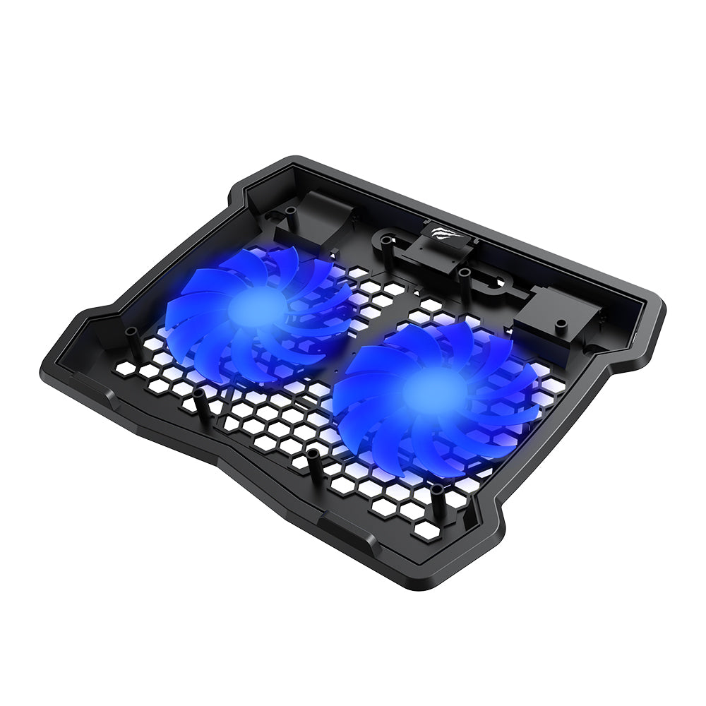 Cooler HAVIT F2075 Laptopille 10 tuumaa - 15,6 tuumaa, Musta