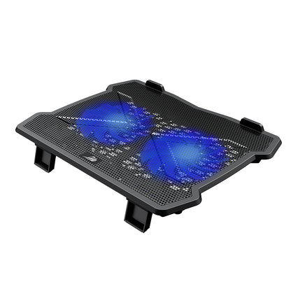 Cooler HAVIT F2075 Laptopille 10 tuumaa - 15,6 tuumaa, Musta