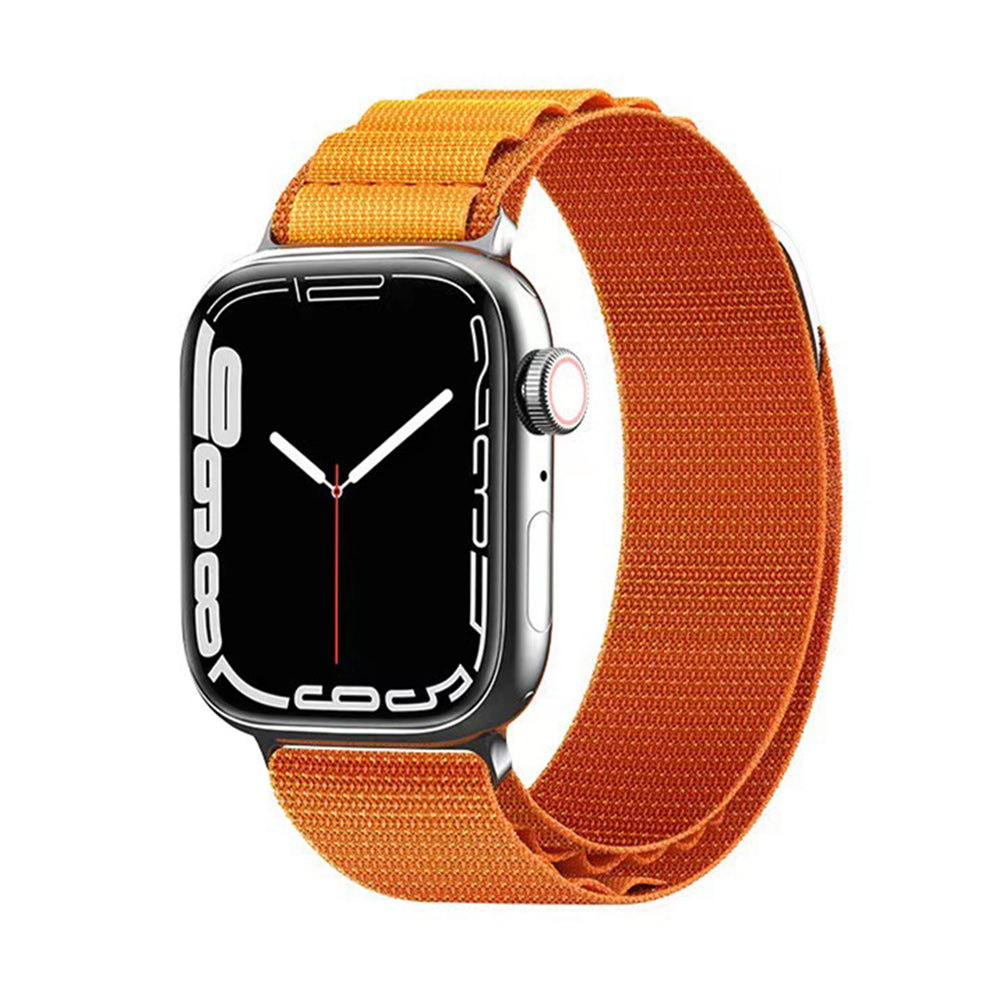 Techsuit W037 miesten ranneke Apple Watch 42mm / 41mm / 40mm / 38mm -sarjalle, oranssi