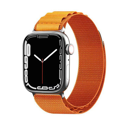 Techsuit W037 miesten ranneke Apple Watch 42mm / 41mm / 40mm / 38mm -sarjalle, oranssi