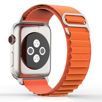 Techsuit W037 miesten ranneke Apple Watch 42mm / 41mm / 40mm / 38mm -sarjalle, oranssi