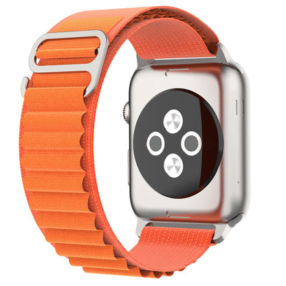 Techsuit W037 miesten ranneke Apple Watch 42mm / 41mm / 40mm / 38mm -sarjalle, oranssi