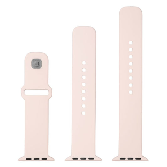 Fixed Silicone Sporty Strap for Apple Watch 42mm / 41mm / 40mm / 38mm Series, Pink