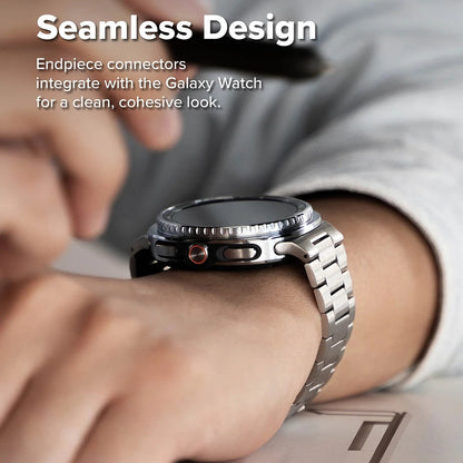 Ringke Metal One Air -ranneke Samsung Galaxy Watch8 / Watch8 Classic Series -sarjaan, Hopea