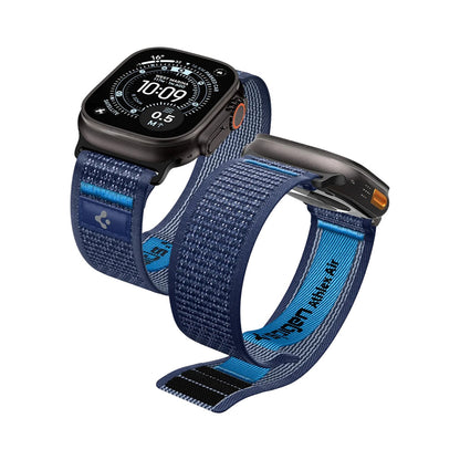 Spigen Athlex Air 2 -ranneke Apple Watch 49mm / 46mm / 45mm / 44mm -sarjalle, laivastonsininen AMP10608