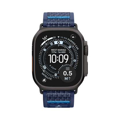Spigen Athlex Air 2 -ranneke Apple Watch 49mm / 46mm / 45mm / 44mm -sarjalle, laivastonsininen AMP10608