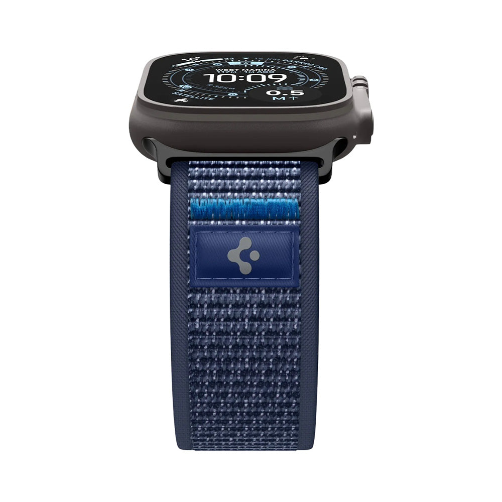 Spigen Athlex Air 2 -ranneke Apple Watch 49mm / 46mm / 45mm / 44mm -sarjalle, laivastonsininen AMP10608