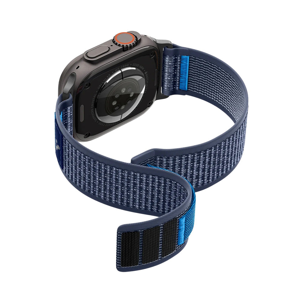 Spigen Athlex Air 2 -ranneke Apple Watch 49mm / 46mm / 45mm / 44mm -sarjalle, laivastonsininen AMP10608