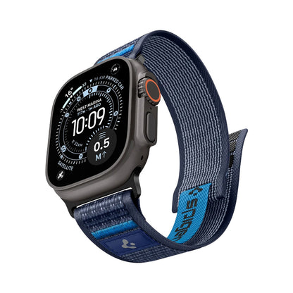 Spigen Athlex Air 2 -ranneke Apple Watch 49mm / 46mm / 45mm / 44mm -sarjalle, laivastonsininen AMP10608